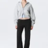Pantalones de traje de talle bajo con cremallera lateral – Negro Pantalones de traje de talle bajo con cremallera lateral – Negro