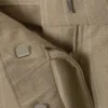 Pantalones de traje de talle bajo – Liso a rayas