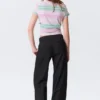 Pantalones de traje de talle bajo – Negro