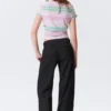 Pantalones de traje de talle bajo – Negro