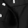 Pantalones de traje de talle bajo – Negro