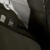 Pantalones de traje de talle bajo y pierna ancha con pliegues – Marrón oscuro