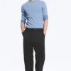 Pantalones de traje holgados de Alessi – Negro Pantalones de traje holgados de Alessi – Negro