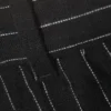 Pantalones de traje holgados de lino Uno – Rayas diplomáticas negras Pantalones de traje holgados de lino Uno – Rayas diplomáticas negras