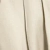 Pantalones de traje holgados de mezcla de lino Nate – Beige claro apagado Pantalones de traje holgados de mezcla de lino Nate – Beige claro apagado