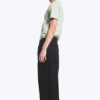 Pantalones de traje holgados de mezcla de lino Nate – Negro Pantalones de traje holgados de mezcla de lino Nate – Negro