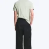 Pantalones de traje holgados de mezcla de lino Nate – Negro Pantalones de traje holgados de mezcla de lino Nate – Negro