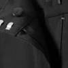 Pantalones de traje holgados de talle bajo con Barrel – Gris oscuro jaspeado Pantalones de traje holgados de talle bajo con Barrel – Gris oscuro jaspeado