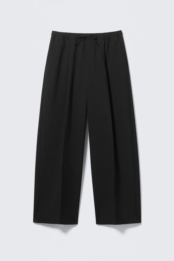 Pantalones de traje holgados – Negro Pantalones de traje holgados – Negro