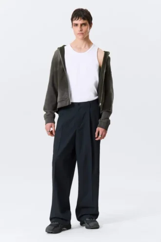 Pantalones de traje holgados Uno – Azul marino oscuro Pantalones de traje holgados Uno – Azul marino oscuro