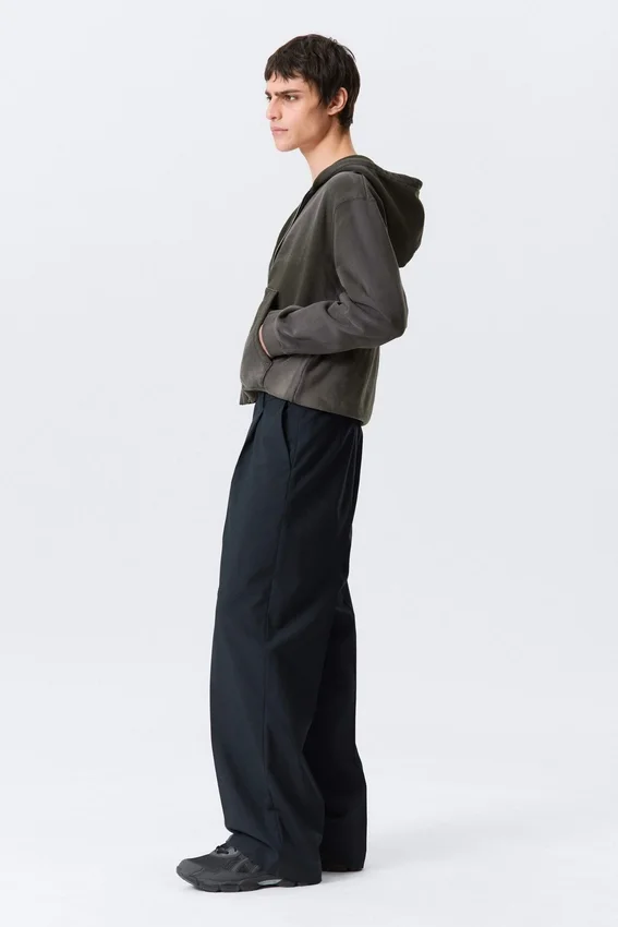 Pantalones de traje holgados Uno – Azul marino oscuro Pantalones de traje holgados Uno – Azul marino oscuro