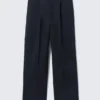 Pantalones de traje holgados Uno – Azul marino oscuro Pantalones de traje holgados Uno – Azul marino oscuro
