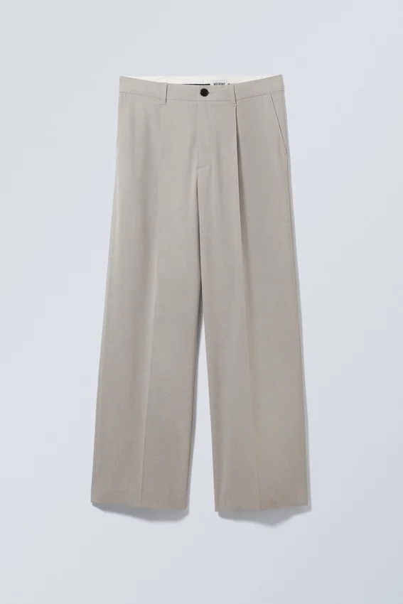 Pantalones de traje holgados Uno – Beige empolvado Pantalones de traje holgados Uno – Beige empolvado