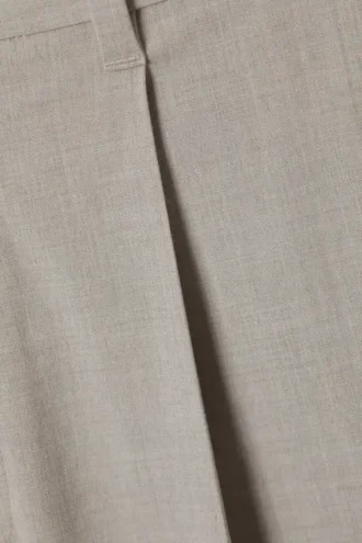 Pantalones de traje holgados Uno – Beige empolvado