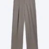 Pantalones de traje holgados Uno – Beige oscuro jaspeado Pantalones de traje holgados Uno – Beige oscuro jaspeado