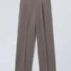Pantalones de traje holgados Uno – Dark Mole Pantalones de traje holgados Uno – Dark Mole