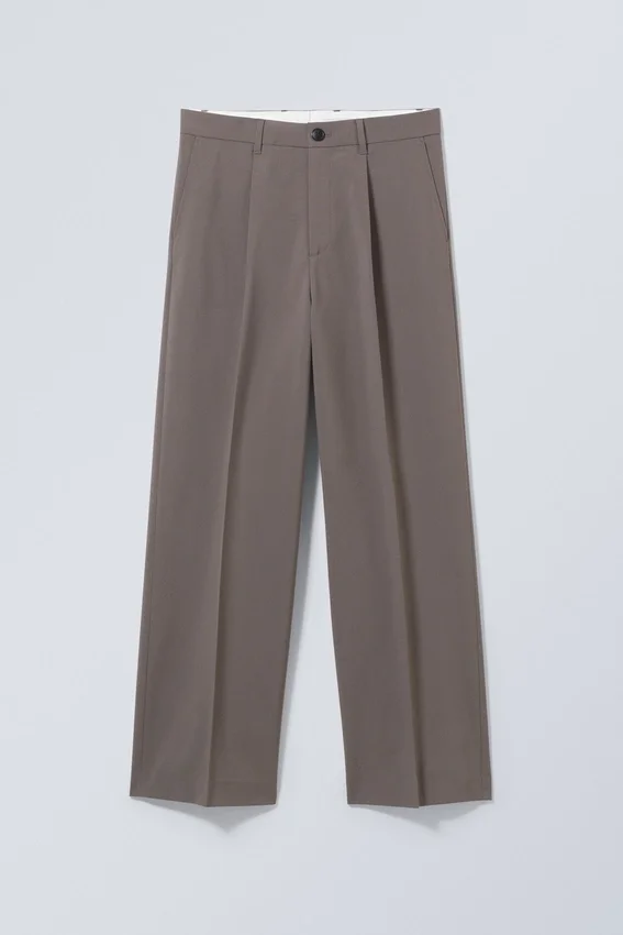 Pantalones de traje holgados Uno – Dark Mole Pantalones de traje holgados Uno – Dark Mole