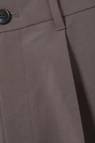 Pantalones de traje holgados Uno – Dark Mole