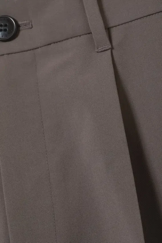Pantalones de traje holgados Uno – Dark Mole Pantalones de traje holgados Uno – Dark Mole