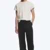 Pantalones de traje holgados Uno – Negro Pantalones de traje holgados Uno – Negro