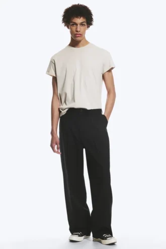 Pantalones de traje holgados Uno – Negro