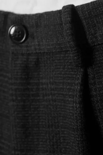 Pantalones de traje holgados Uno – Negro a cuadros