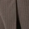 Pantalones de traje holgados Uno – Rayas finas color topo oscuro Pantalones de traje holgados Uno – Rayas finas color topo oscuro