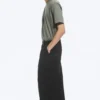Pantalones de traje plisados de corte holgado Nate – Negro Pantalones de traje plisados de corte holgado Nate – Negro