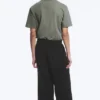 Pantalones de traje plisados de corte holgado Nate – Negro Pantalones de traje plisados de corte holgado Nate – Negro