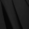 Pantalones de traje plisados de corte holgado Nate – Negro Pantalones de traje plisados de corte holgado Nate – Negro