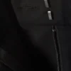 Pantalones de traje plisados de talle medio y corte holgado – Negro Pantalones de traje plisados de talle medio y corte holgado – Negro