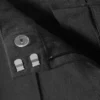Pantalones de traje rectos de talle bajo – Gris oscuro jaspeado Pantalones de traje rectos de talle bajo – Gris oscuro jaspeado