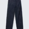 Pantalones de traje vaqueros de corte holgado – Slub Rinse – Azul oscuro Pantalones de traje vaqueros de corte holgado – Slub Rinse – Azul oscuro
