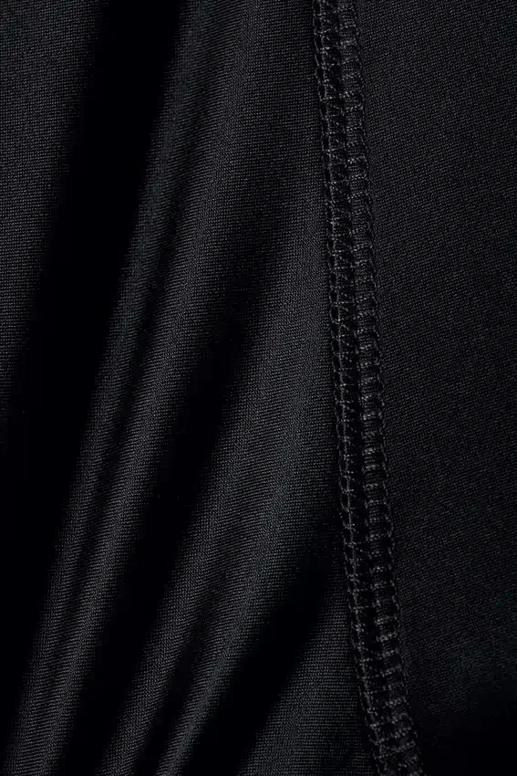 Pantalones elásticos acampanados de talle bajo – Negro Pantalones elásticos acampanados de talle bajo – Negro