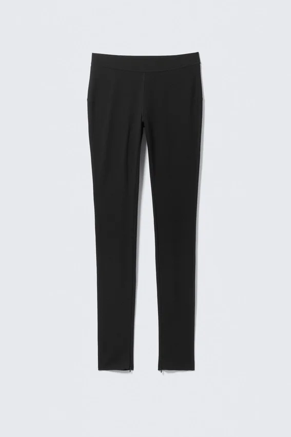 Pantalones elásticos con cremallera – Oscuros Pantalones elásticos con cremallera – Oscuros