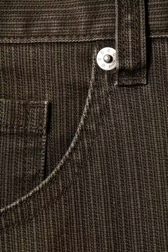 Pantalones estructurados de talle medio y corte holgado Astro Loose Baggy – Marrón oscuro Pantalones estructurados de talle medio y corte holgado Astro Loose Baggy – Marrón oscuro