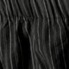 Pantalones holgados de algodón de talle bajo – Rayas negras Pantalones holgados de algodón de talle bajo – Rayas negras