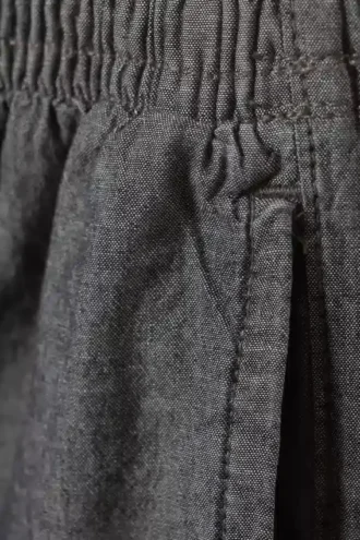 Pantalones holgados de cambray – Negro jaspeado