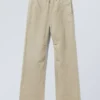 Pantalones holgados de lino – Crudo Pantalones holgados de lino – Crudo