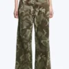 Pantalones holgados de talle bajo con tejido ripstop – Verde caqui – Camuflaje Pantalones holgados de talle bajo con tejido ripstop – Verde caqui – Camuflaje