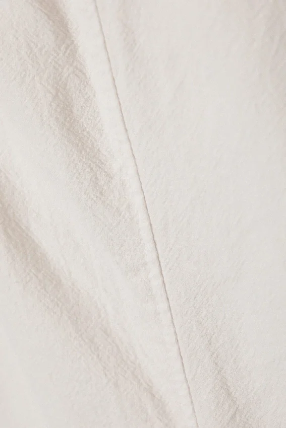 Pantalones holgados de talle bajo sin cremallera – Beige claro Pantalones holgados de talle bajo sin cremallera – Beige claro