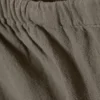 Pantalones holgados de talle bajo sin cremallera – Gris Pantalones holgados de talle bajo sin cremallera – Gris