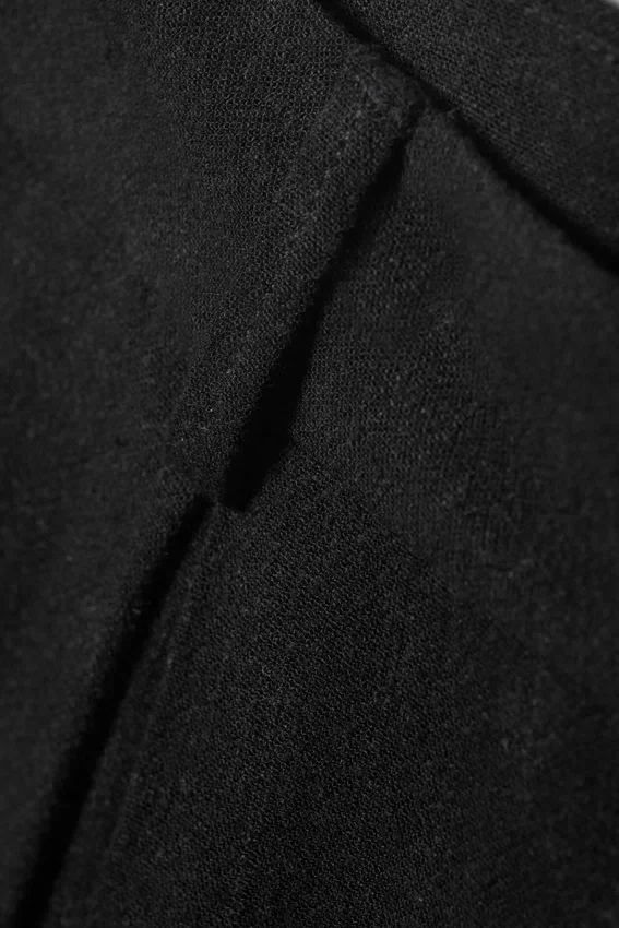 Pantalones Lilah de mezcla de lino – Negro Pantalones Lilah de mezcla de lino – Negro