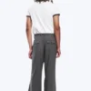 Pantalones Moe de corte holgado y cintura baja – Gris jaspeado Pantalones Moe de corte holgado y cintura baja – Gris jaspeado