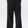 Pantalones Moe de corte holgado y cintura baja – Negro Pantalones Moe de corte holgado y cintura baja – Negro