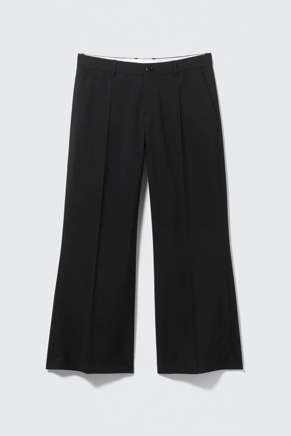 Pantalones Moe de corte holgado y cintura baja – Negro Pantalones Moe de corte holgado y cintura baja – Negro