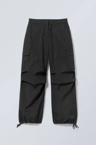 Pantalones Nila Parachute – Negro