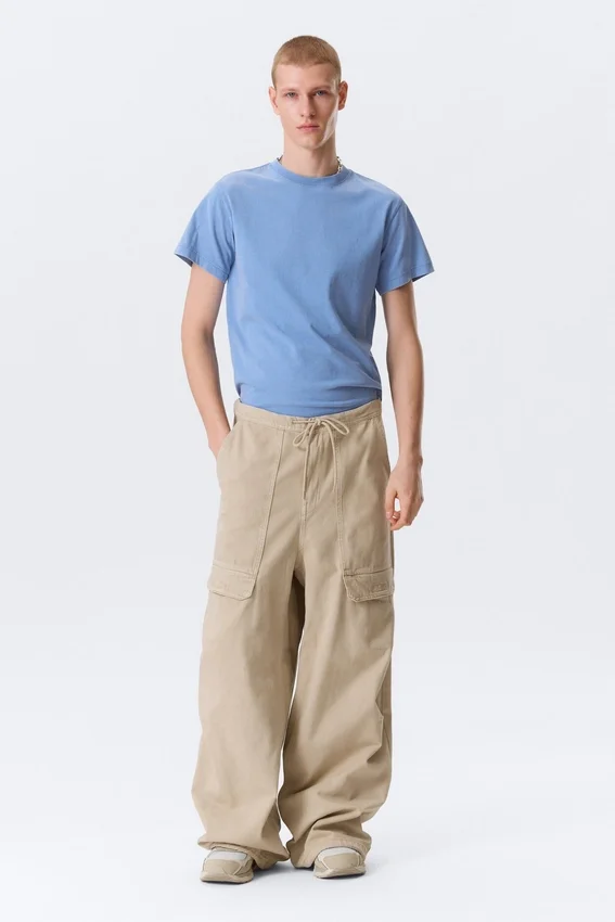 Pantalones Rael Kade Parachute – Beige claro Pantalones Rael Kade Parachute – Beige claro