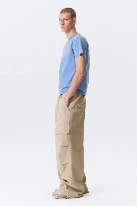 Pantalones Rael Kade Parachute – Beige claro Pantalones Rael Kade Parachute – Beige claro