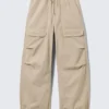 Pantalones Rael Kade Parachute – Beige claro Pantalones Rael Kade Parachute – Beige claro